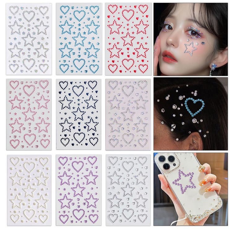 デコシール フェイスシール フェイスステッカー | PlusNao | 詳細画像2 