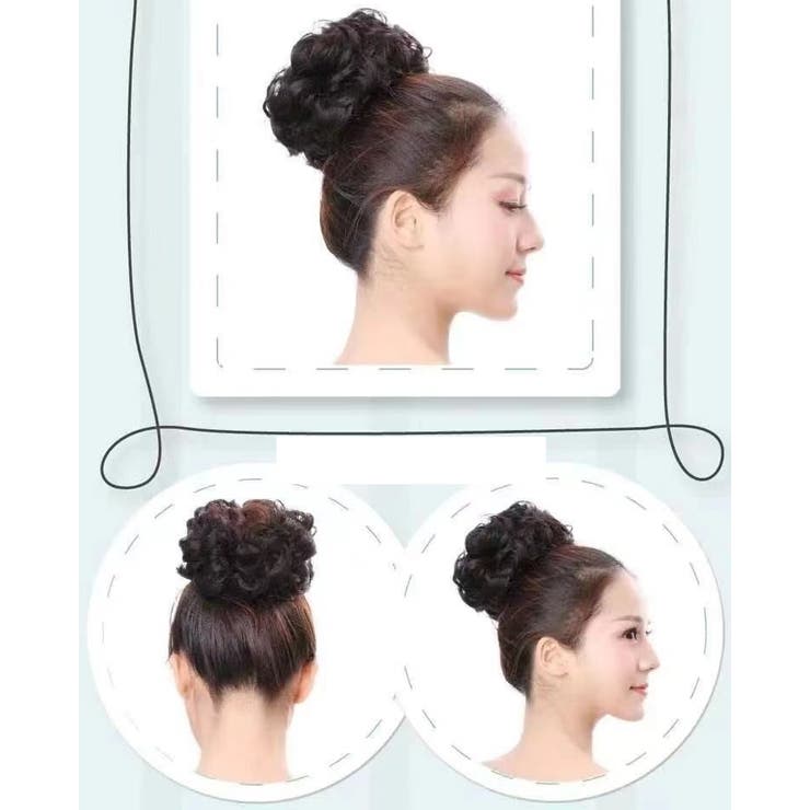 ポイントウィッグ 部分ウィッグ お団子ウィッグ | PlusNao | 詳細画像11 