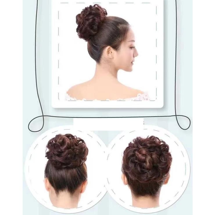 ポイントウィッグ 部分ウィッグ お団子ウィッグ | PlusNao | 詳細画像12 