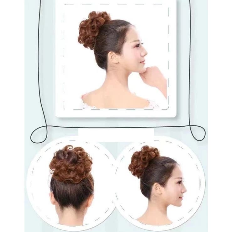 ポイントウィッグ 部分ウィッグ お団子ウィッグ | PlusNao | 詳細画像13 