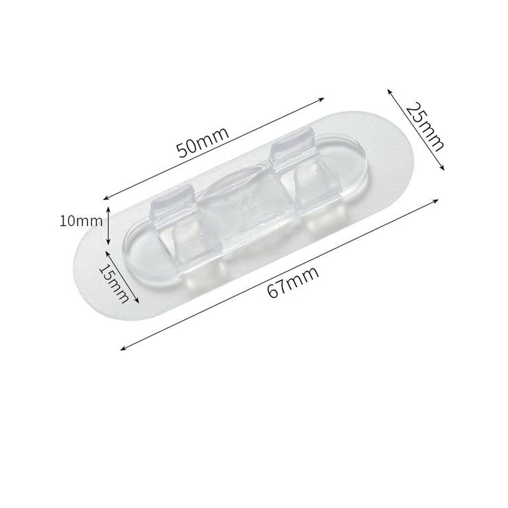 ケーブルホルダー 10個入り 粘着式 | PlusNao | 詳細画像10 