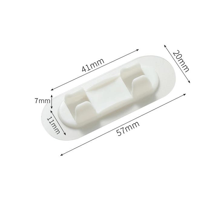 ケーブルホルダー 10個入り 粘着式 | PlusNao | 詳細画像11 