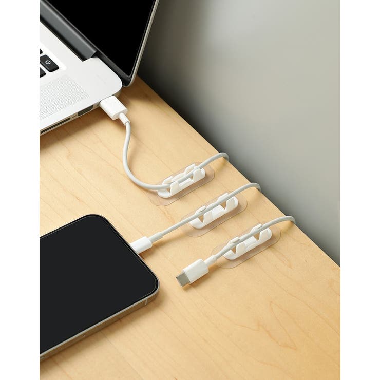 ケーブルホルダー 10個入り 粘着式 | PlusNao | 詳細画像6 