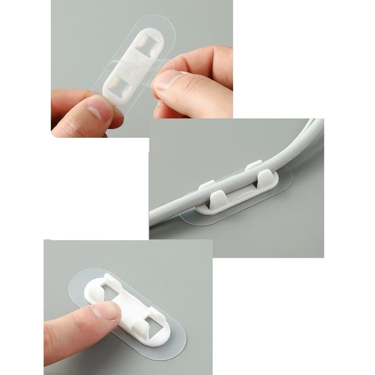 ケーブルホルダー 10個入り 粘着式 | PlusNao | 詳細画像8 