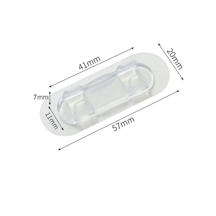 ケーブルホルダー 10個入り 粘着式 | PlusNao | 詳細画像9 