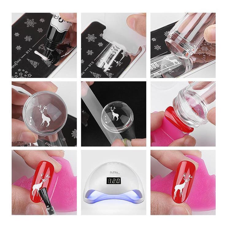 ネイルスタンプ シリコン スクレーパー付き | PlusNao | 詳細画像7 