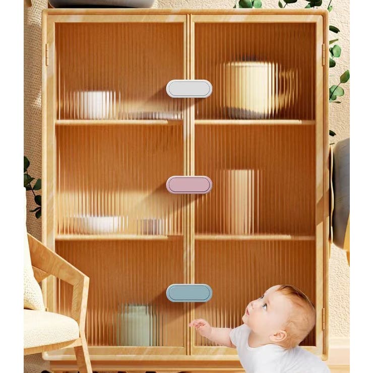 チャイルドロック 4個セット ベビーロック | PlusNao | 詳細画像2 