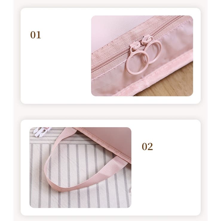 トラベルポーチ トラベルバッグ メイクポーチ | PlusNao | 詳細画像12 