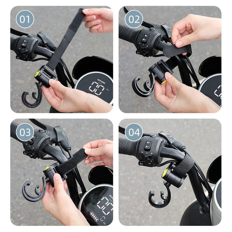 バイク用フック 1個 バッグホルダー | PlusNao | 詳細画像10 