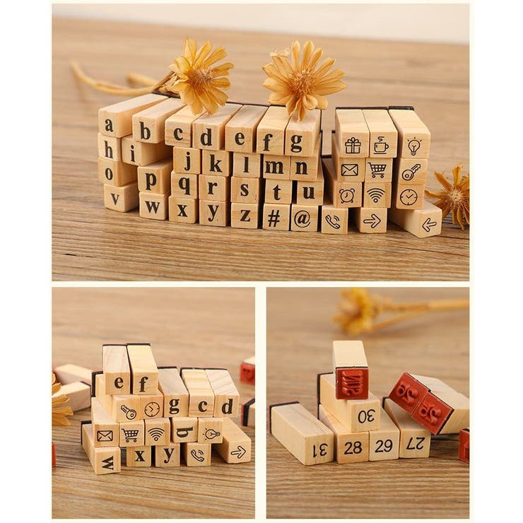 アルファベットスタンプ ABCスタンプ 数字スタンプ | PlusNao | 詳細画像4 