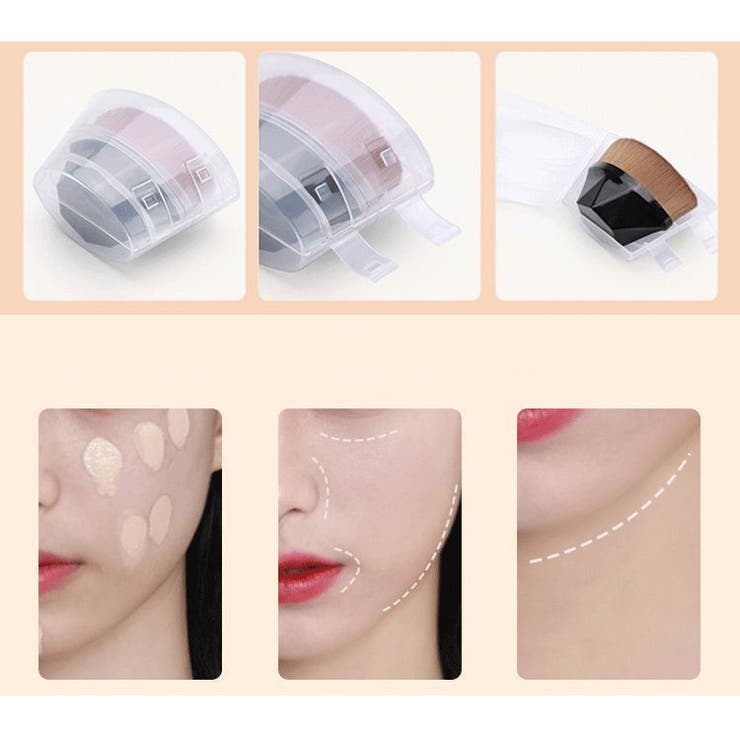 メイクブラシ ファンデーションブラシ ケース付き | PlusNao | 詳細画像8 