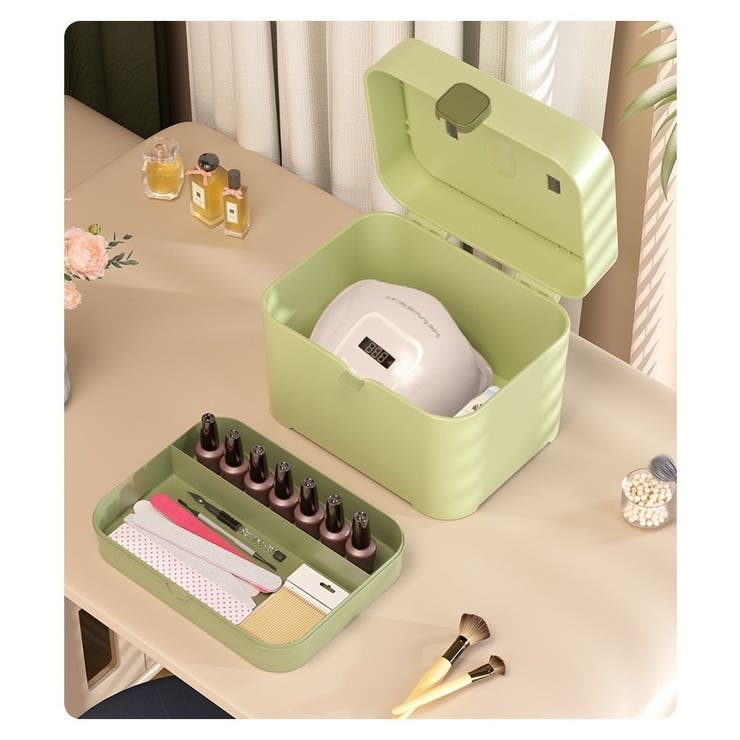 メイクボックス コスメボックス ネイル用品収納ボックス | PlusNao | 詳細画像3 