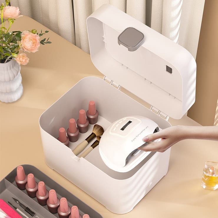 メイクボックス コスメボックス ネイル用品収納ボックス | PlusNao | 詳細画像8 