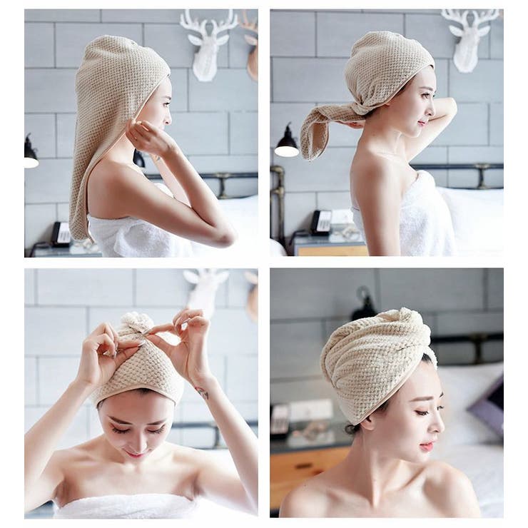 タオルキャップ ヘアキャップ ヘアドライタオル | PlusNao | 詳細画像13 