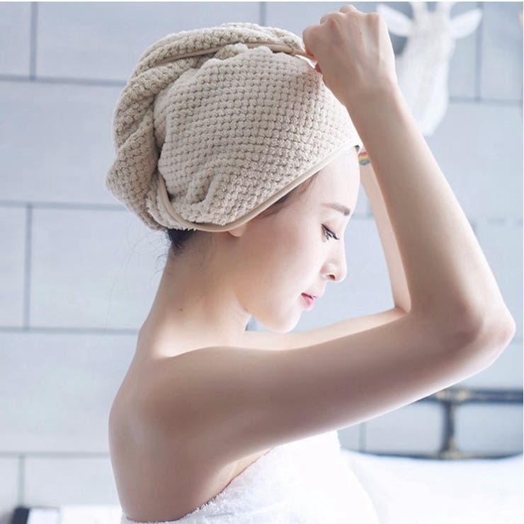 タオルキャップ ヘアキャップ ヘアドライタオル | PlusNao | 詳細画像4 