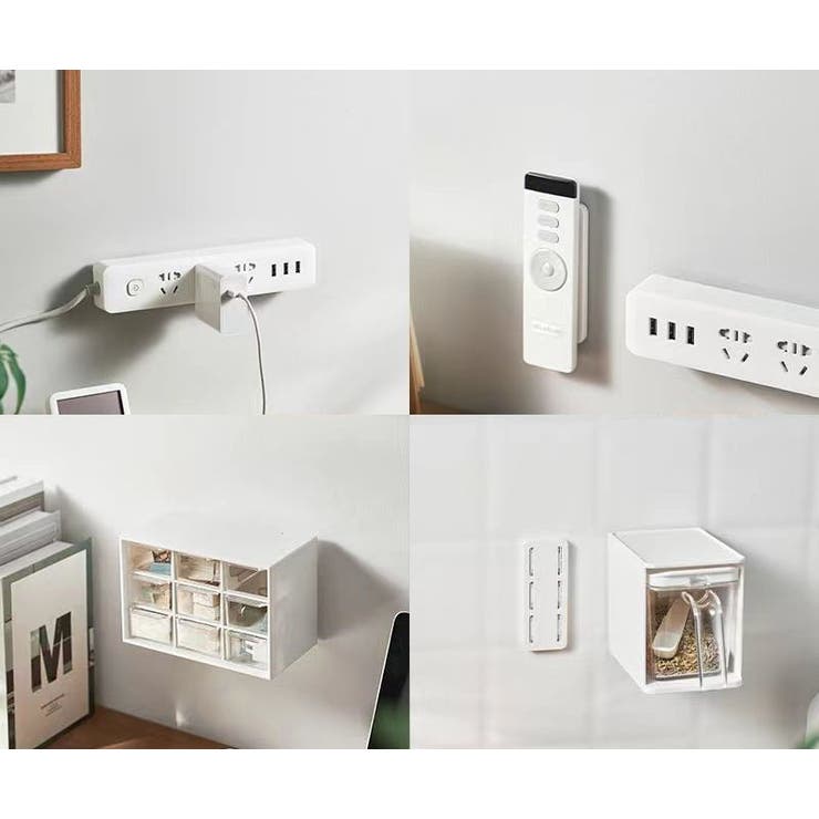 電源タップホルダー 5個セット 壁掛け | PlusNao | 詳細画像4 