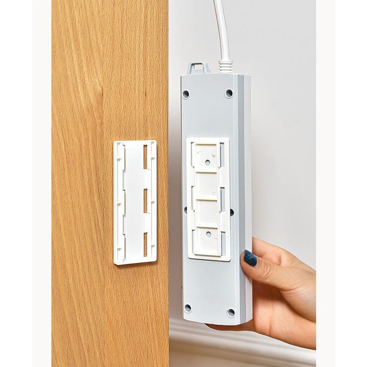 電源タップホルダー 5個セット 壁掛け | PlusNao | 詳細画像6 