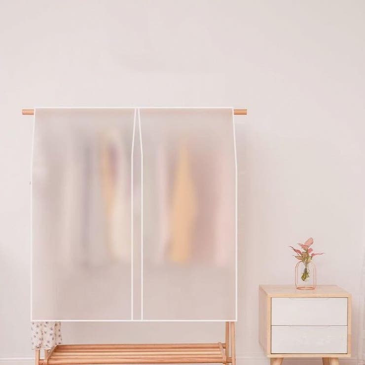 衣類カバー 洋服カバー ハンガーラックカバー | PlusNao | 詳細画像2 