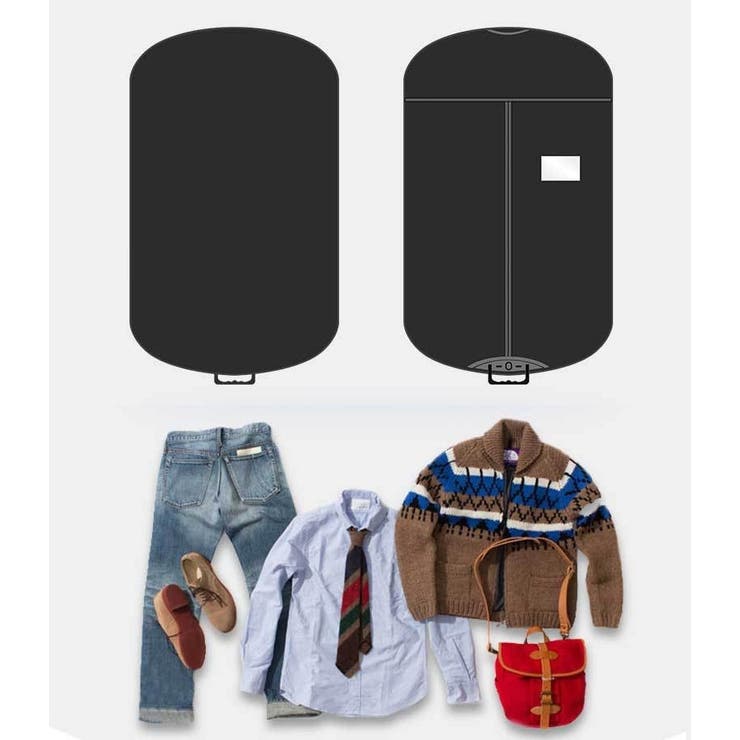 ガーメントバッグ スーツカバー メンズ | PlusNao | 詳細画像4 