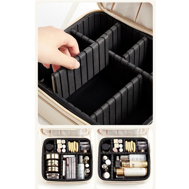 メイクボックス 化粧ポーチ メイクポーチ | PlusNao | 詳細画像10 