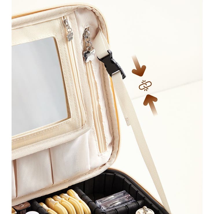 メイクボックス 化粧ポーチ メイクポーチ | PlusNao | 詳細画像11 