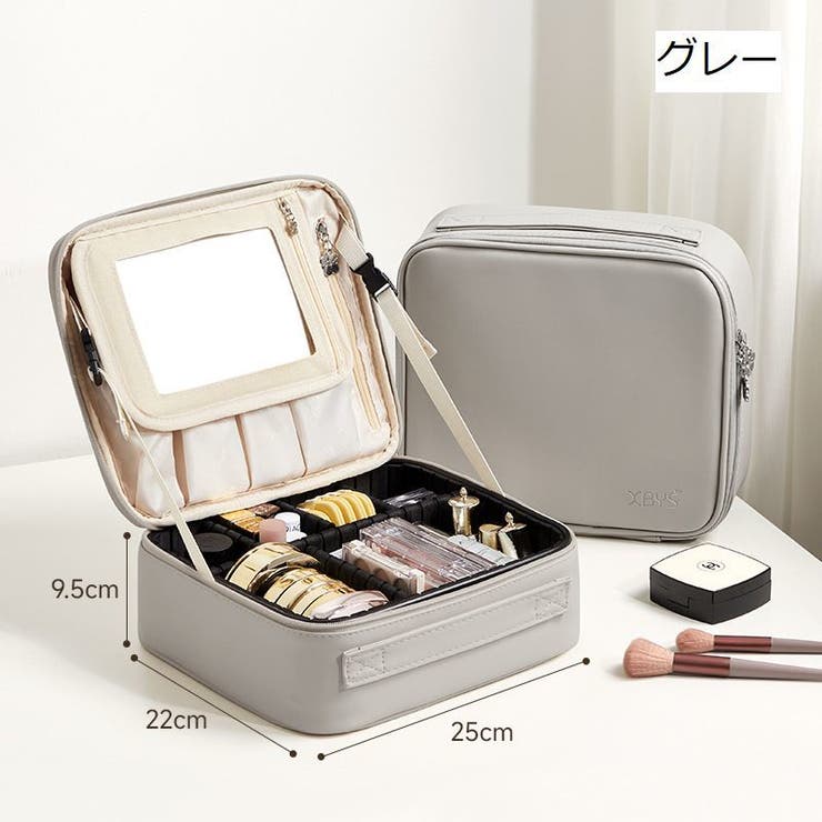 メイクボックス 化粧ポーチ メイクポーチ | PlusNao | 詳細画像17 