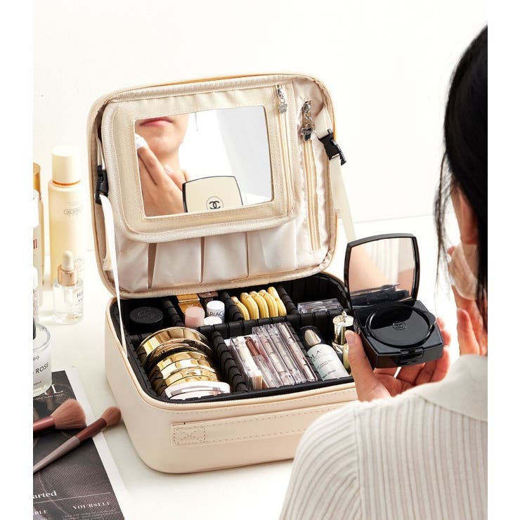 メイクボックス 化粧ポーチ メイクポーチ | PlusNao | 詳細画像5 