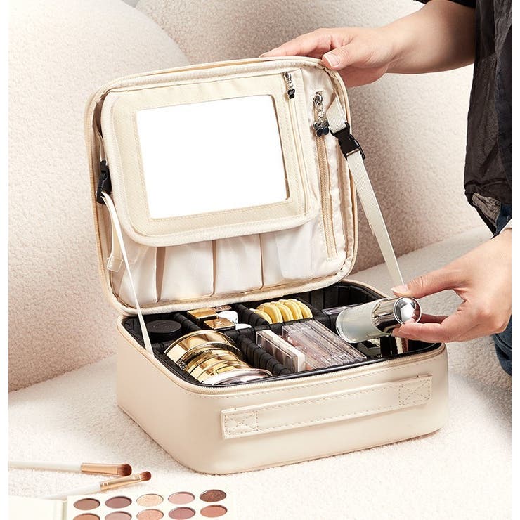 メイクボックス 化粧ポーチ メイクポーチ | PlusNao | 詳細画像8 