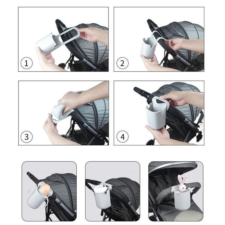 哺乳瓶ホルダー ドリンクホルダー シリコン | PlusNao | 詳細画像14 