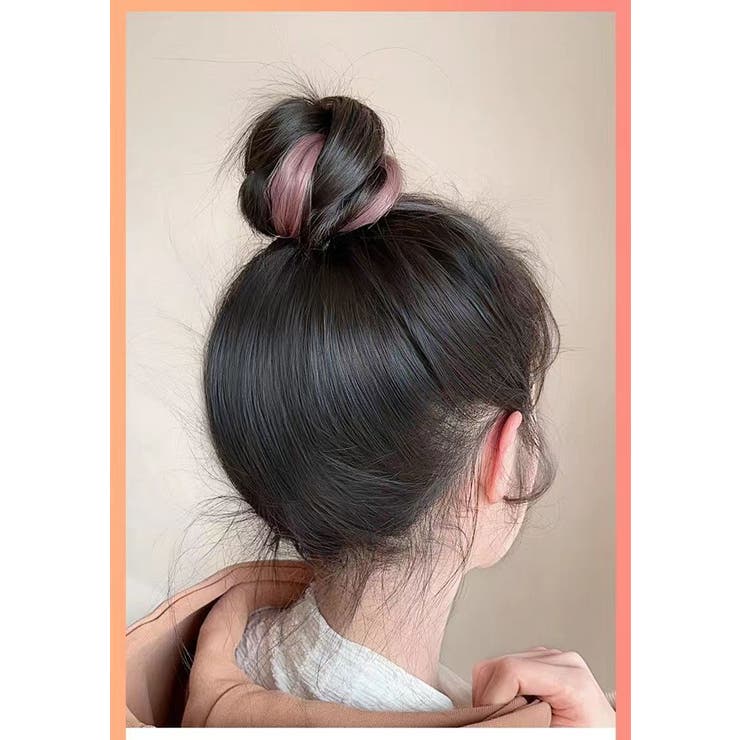 お団子ウィッグ メッシュ ヘアゴム | PlusNao | 詳細画像2 