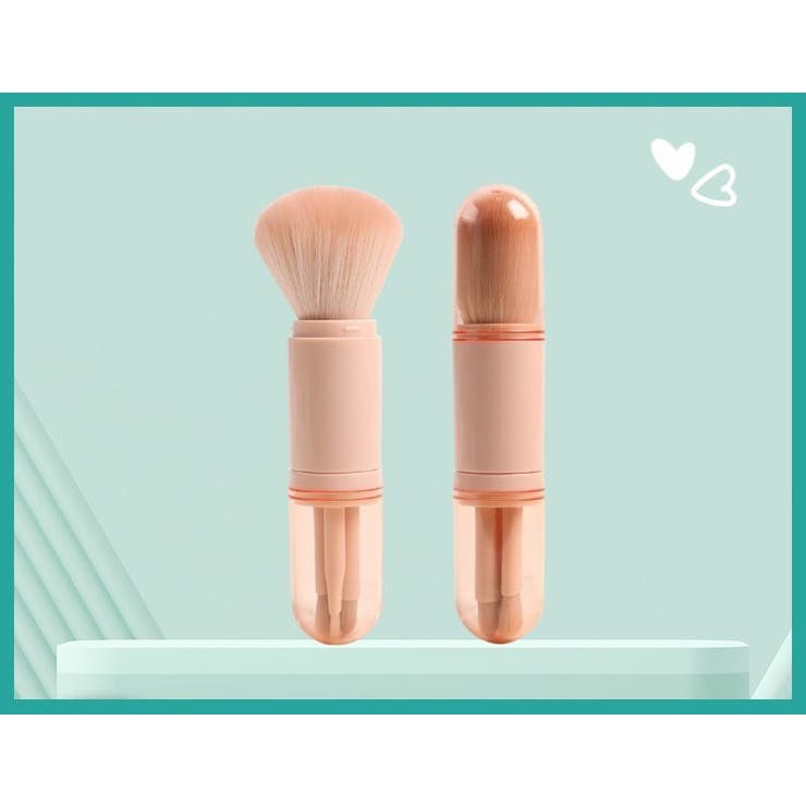 メイクブラシ 多機能4in1 化粧筆 | PlusNao | 詳細画像3 