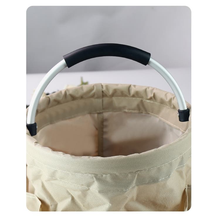 ピクニックバスケット 折りたたみ式 持ち手付き | PlusNao | 詳細画像13 