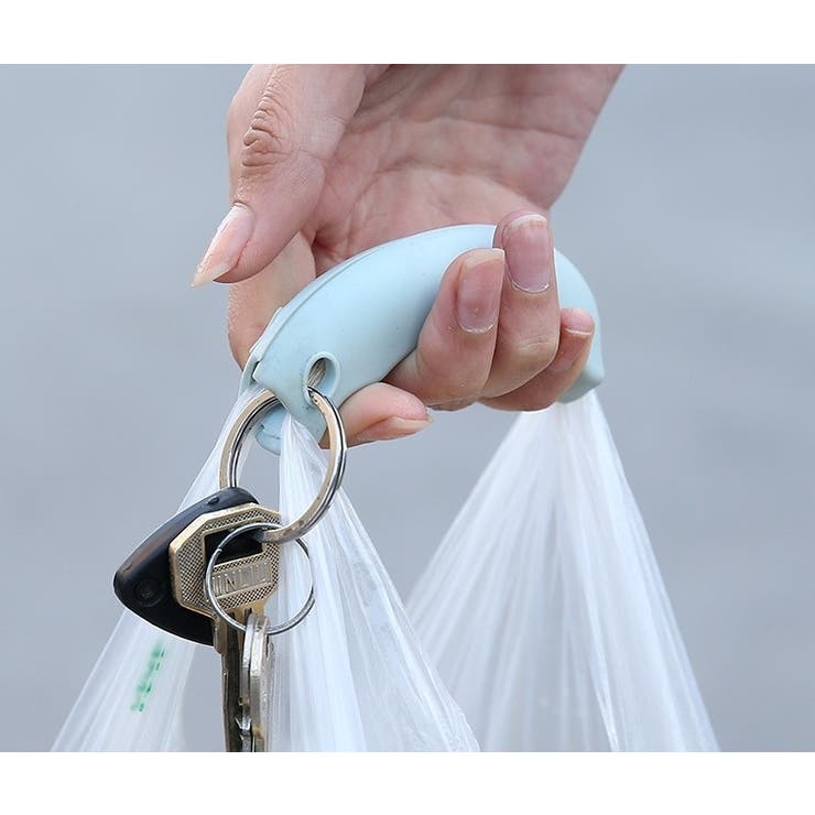 買い物袋グリップ 同色2個セット シリコングリップ | PlusNao | 詳細画像4 