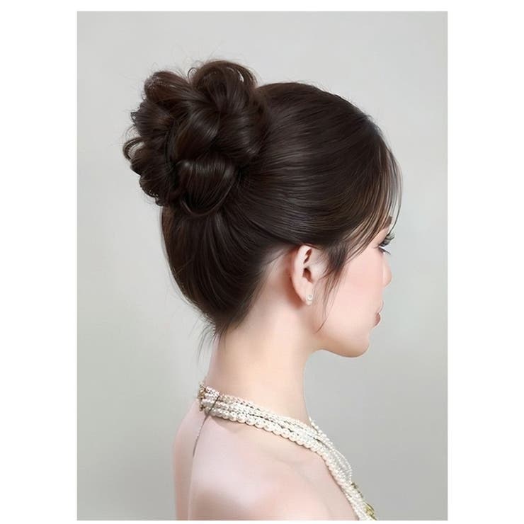 お団子ウィッグ ポイントウィッグ レディース | PlusNao | 詳細画像2 