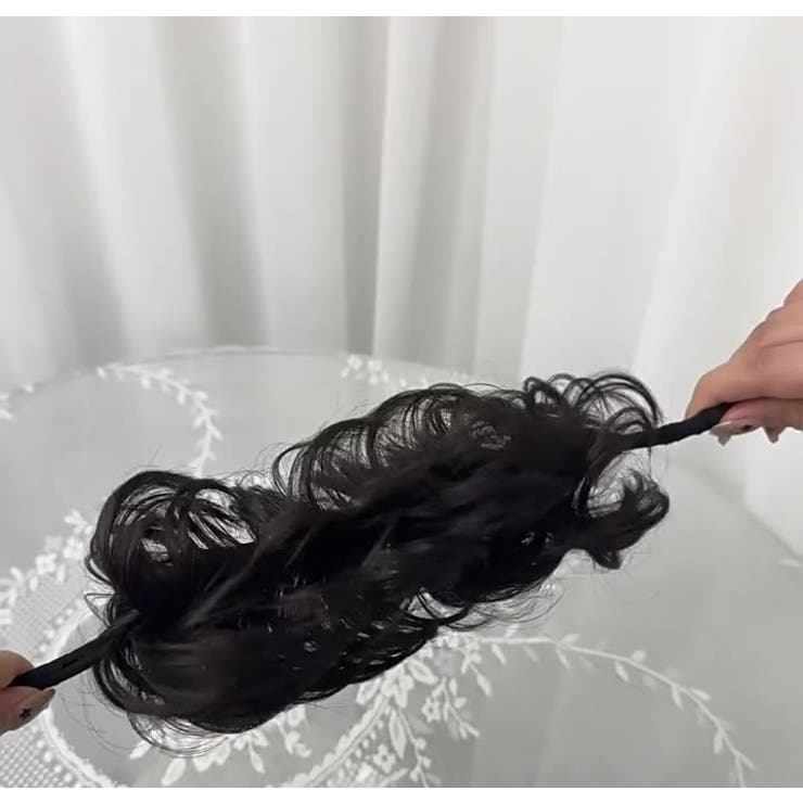 お団子ウィッグ ポイントウィッグ レディース | PlusNao | 詳細画像5 