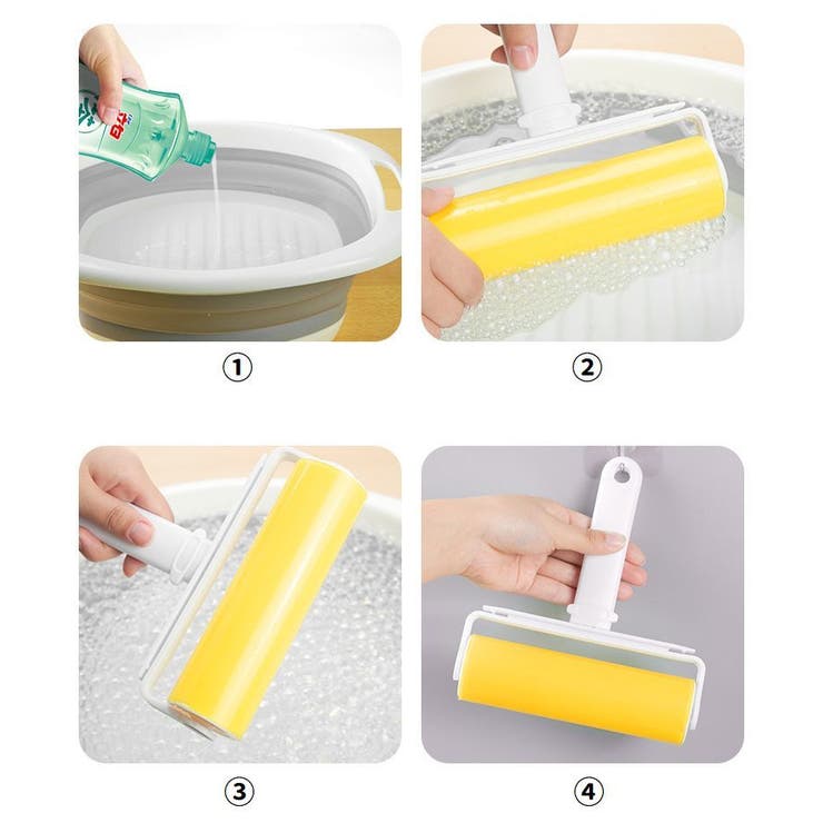 粘着式クリーナー 粘着ローラー カバー付き | PlusNao | 詳細画像12