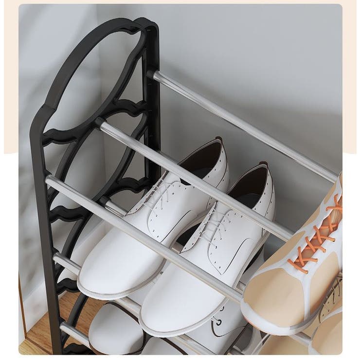 シューズラック 4段 下駄箱 | PlusNao | 詳細画像8 