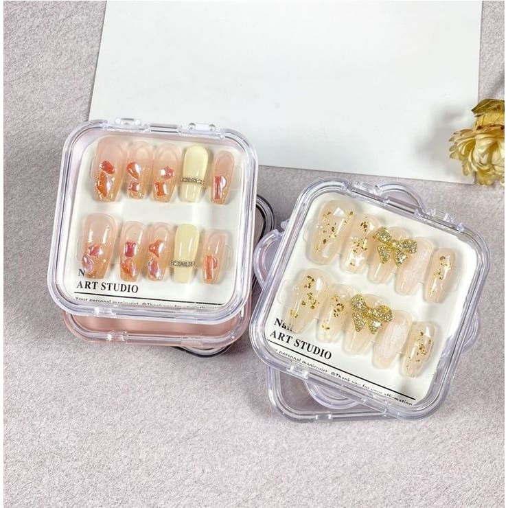 ネイルチップケース 同色5個セット ネイルアート | PlusNao | 詳細画像4 