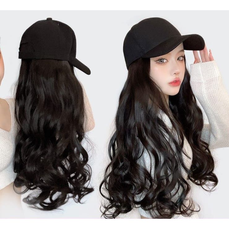 帽子付きウィッグ 帽子ウィッグ キャップウィッグ | PlusNao | 詳細画像3 