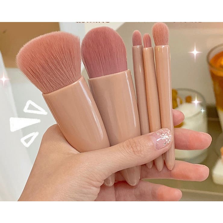 メイクブラシ 5本セット ケース付き | PlusNao | 詳細画像4 