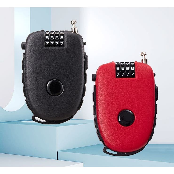 ワイヤーロック ダイヤル式 南京錠 | PlusNao | 詳細画像4 