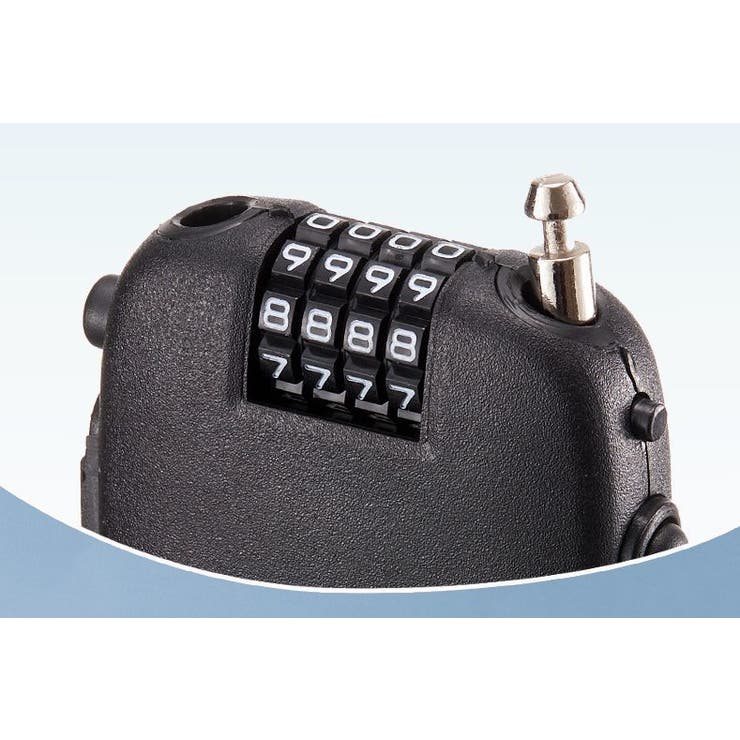 ワイヤーロック ダイヤル式 南京錠 | PlusNao | 詳細画像6 