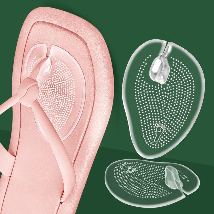 靴ずれ防止カバー ハーフインソール 2枚セット | PlusNao | 詳細画像2 