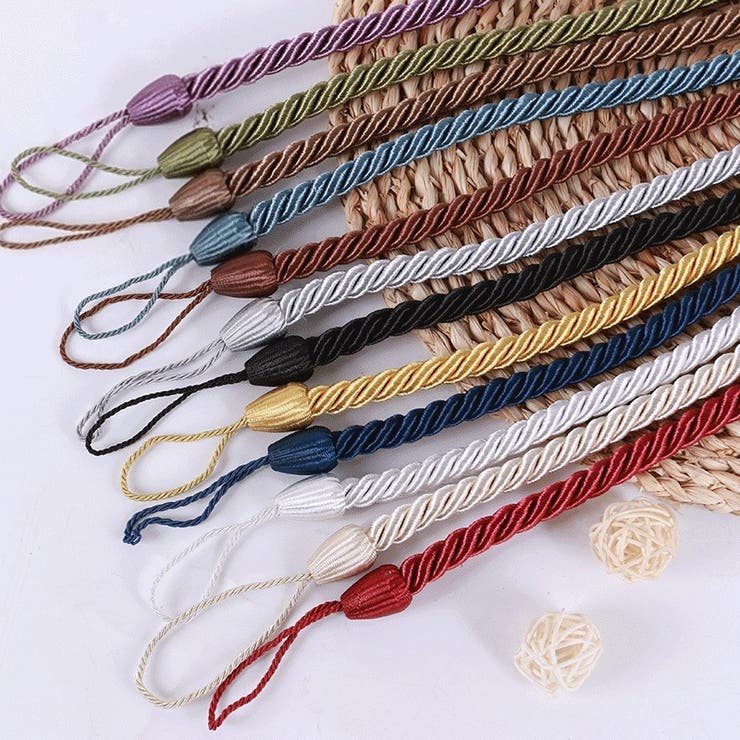 カーテンタッセル 2本セット 編みロープ | PlusNao | 詳細画像2 