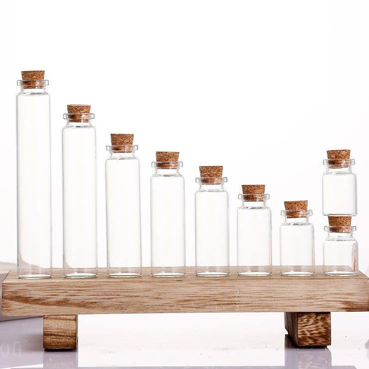 ガラス瓶 4本セット コルク栓 | PlusNao | 詳細画像2 