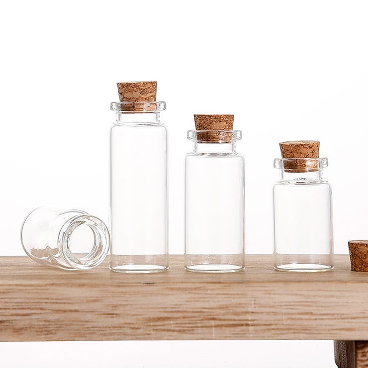 ガラス瓶 4本セット コルク栓 | PlusNao | 詳細画像4 