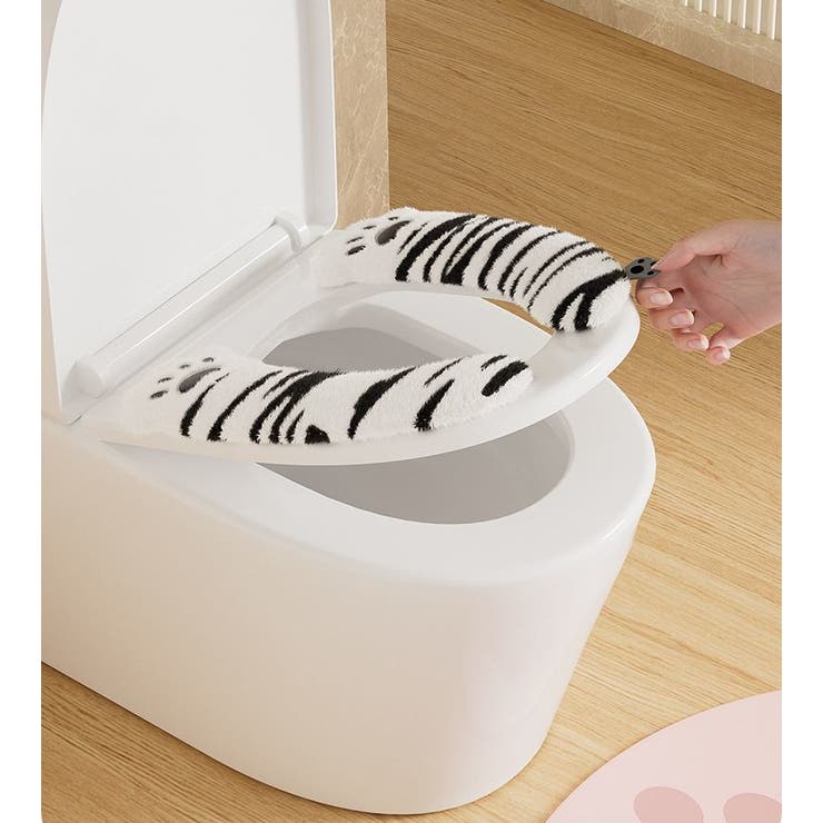 便座カバー トイレカバー つまみ付き | PlusNao | 詳細画像2 