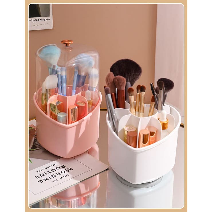 メイクブラシスタンド メイクボックス ハート型 | PlusNao | 詳細画像2 