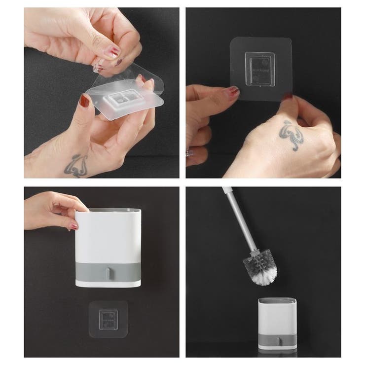 トイレブラシ トイレ掃除ブラシ 粘着式 | PlusNao | 詳細画像16 