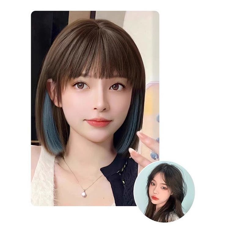 全頭かつら フルウィッグ レディース | PlusNao | 詳細画像4 